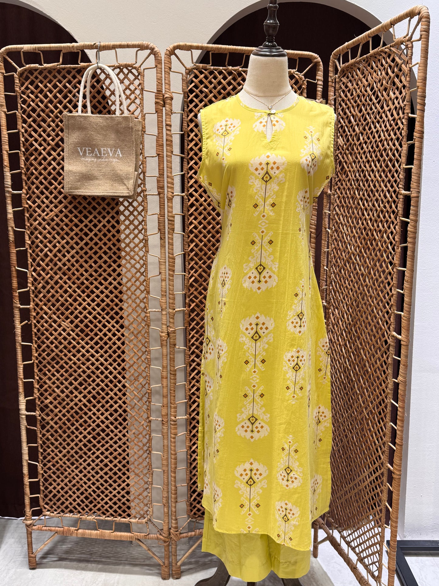 Lime Sleeveless Co-Ord Set