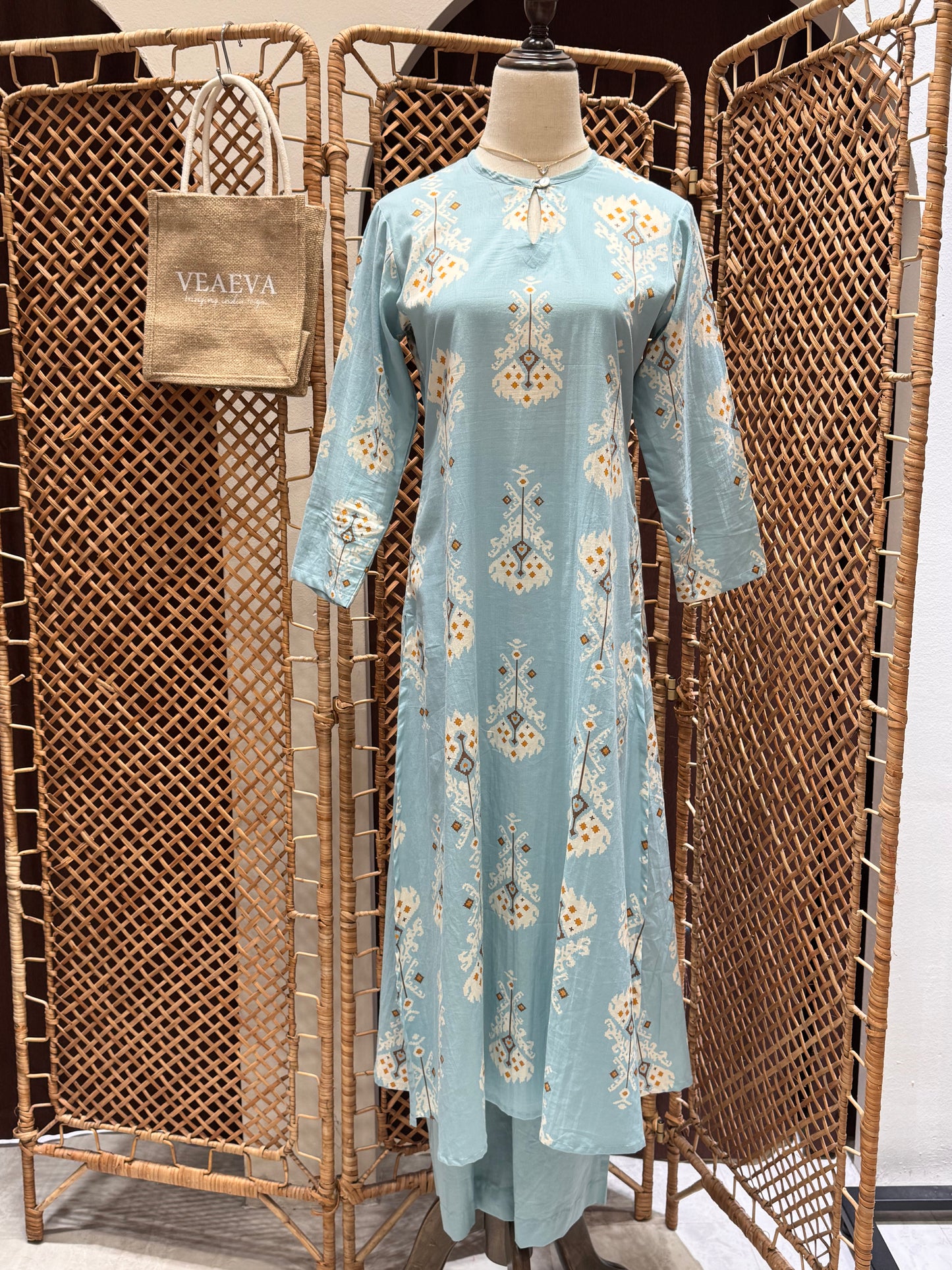 Blue Sleeved Co-Ord Set