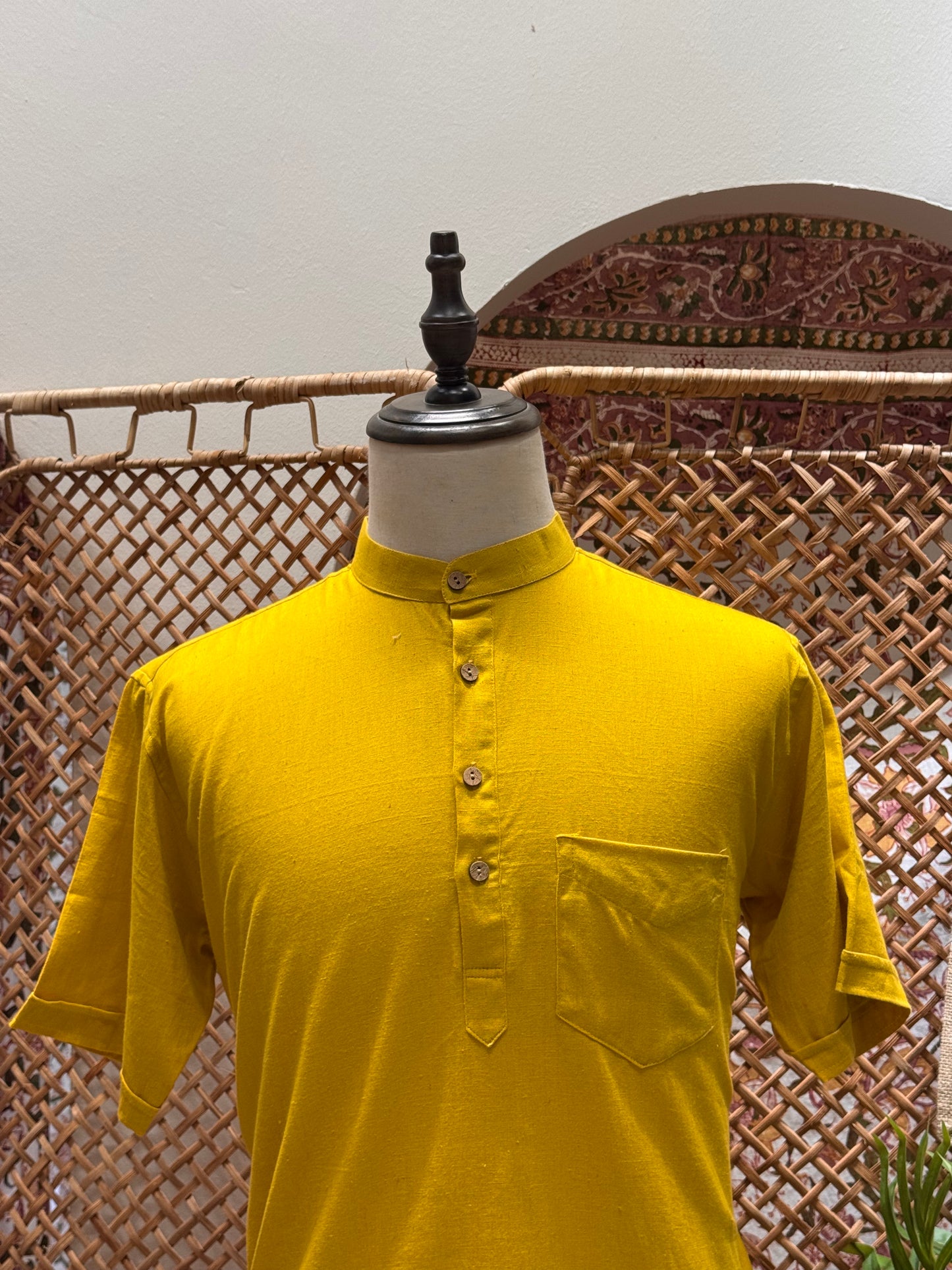 Mustard Yellow Kurta