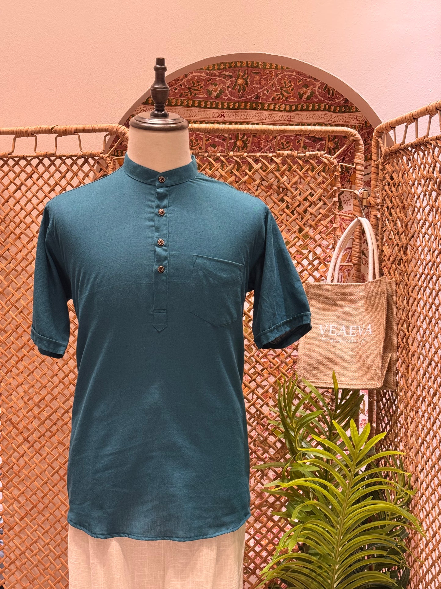 Cerulean Blue Kurta