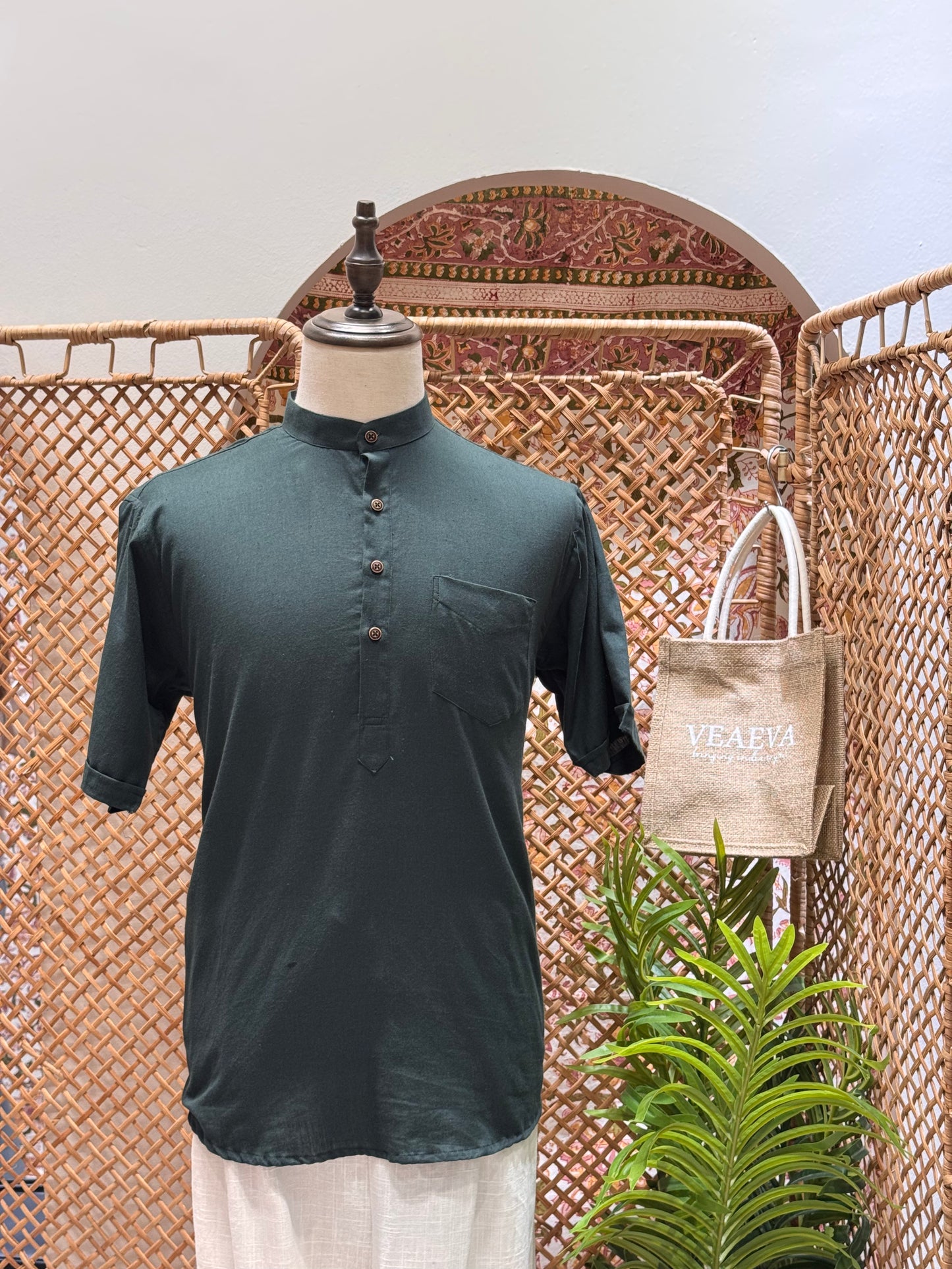 Dark Emerald Kurta