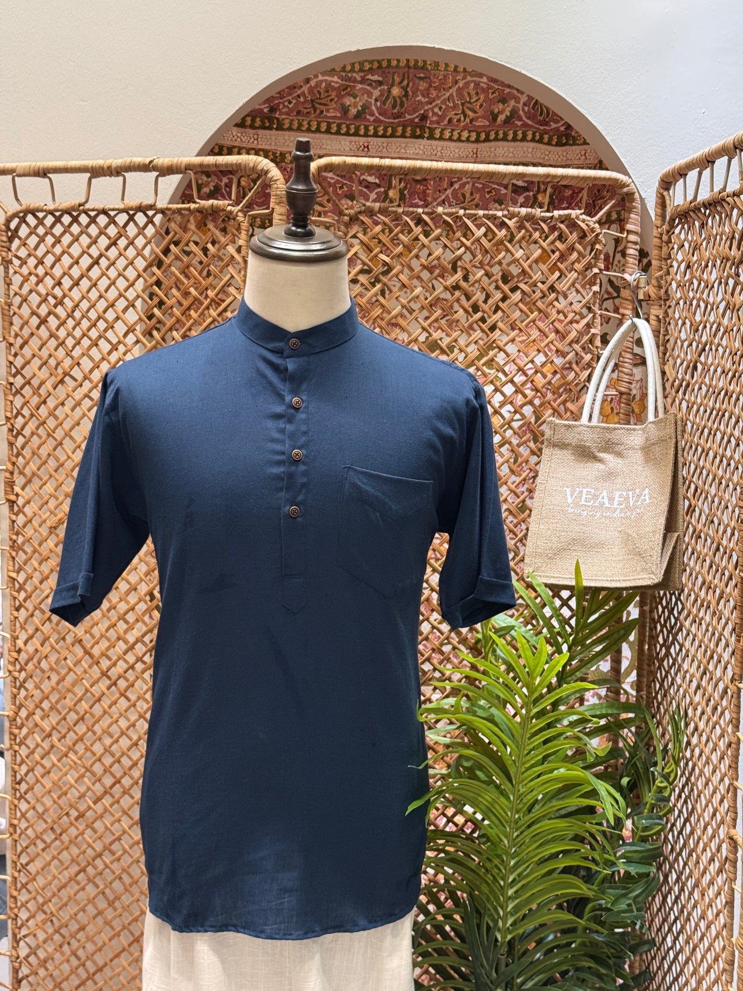 Cobalt Blue Kurta