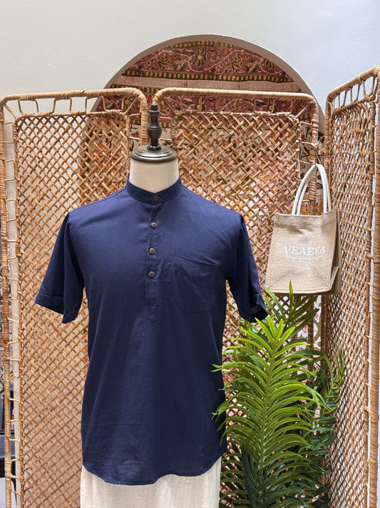 Navy Blue Kurta