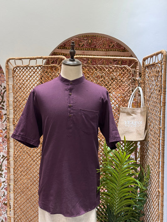 Plum Kurta