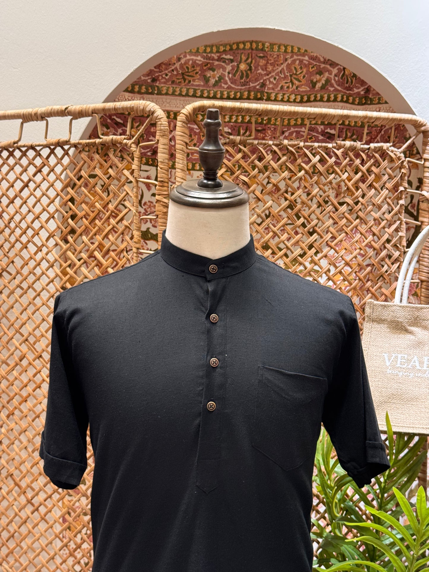 Black Kurta