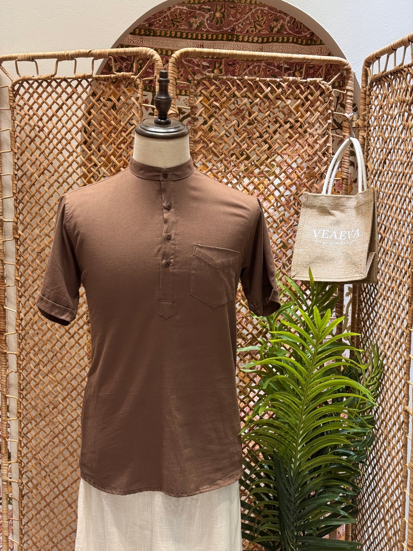 Brown Kurta