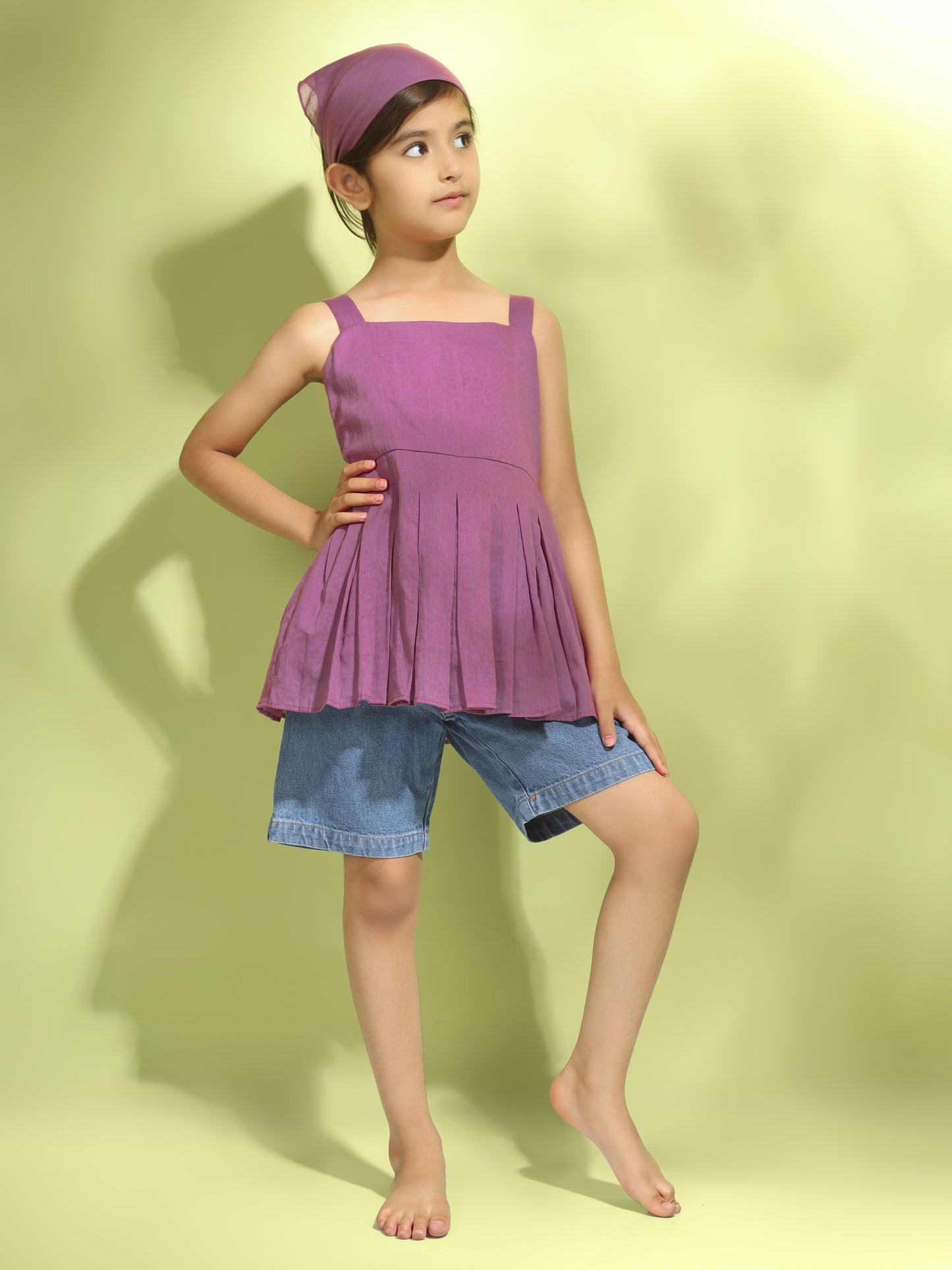 Jiyara - Grape wine Back Strap Flower Top