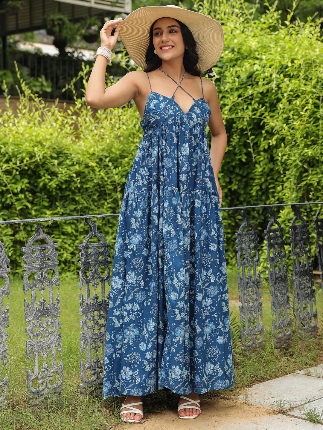 Indigo Beach Printed Dress