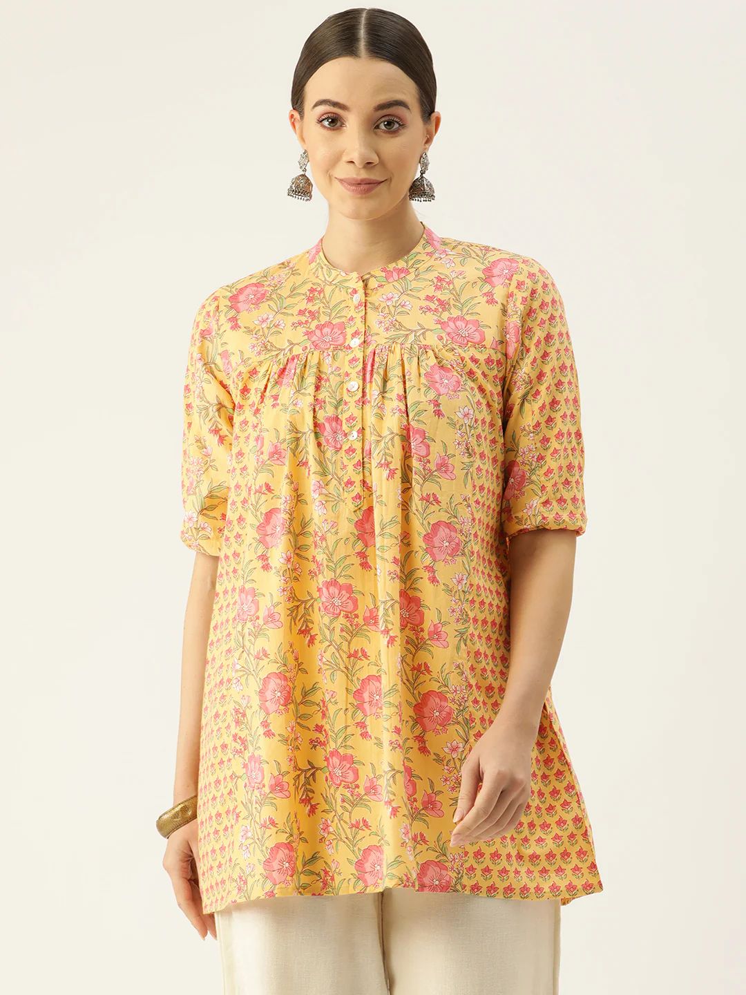Yellow and Pink Top