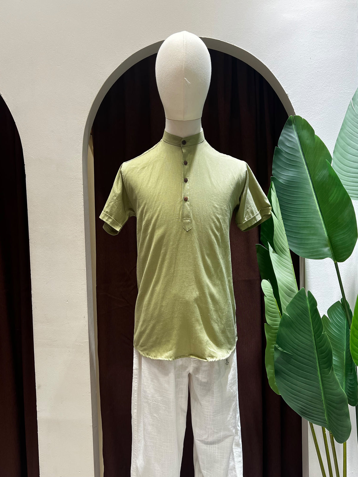 Mint Kurta without pocket